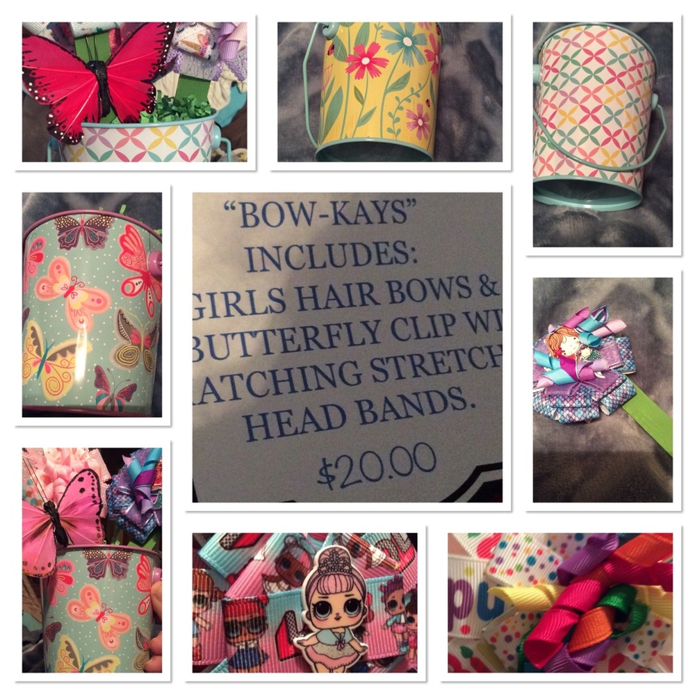 Girls “BOW-KAYS” Great for Dance Recitals